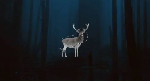 آموزش طراحی گوزن درخشان در فتوشاپ